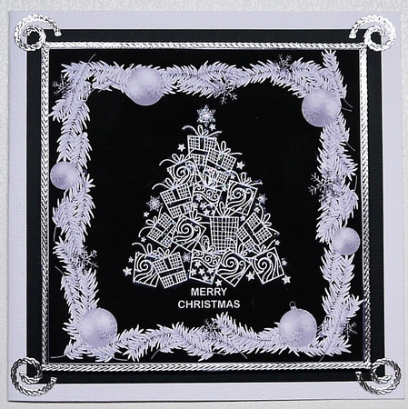 Christmas Present Tree Quick Card by Selina Dittmann