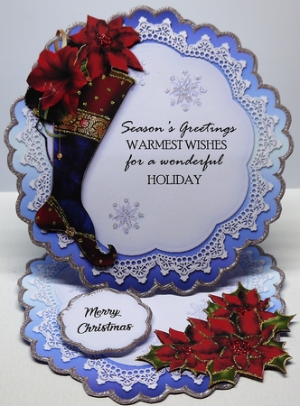 Christmas Stocking Shaped Easel Mini Kit-6 by Selina Dittmann