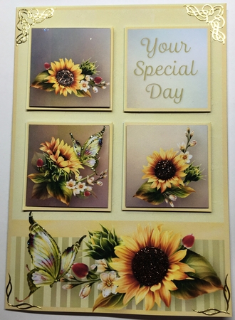 Sunflower Season - Squares Card Mini Kit by Selina Dittmann