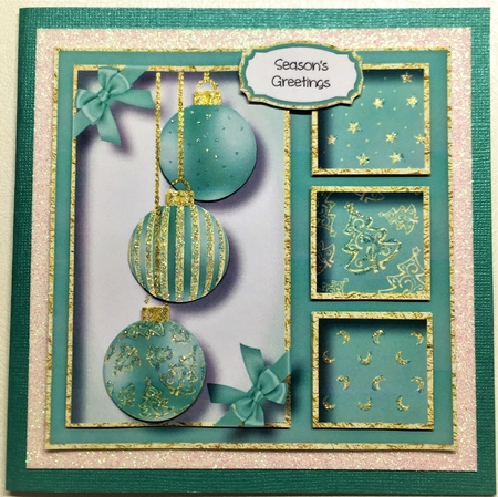 Gold Foil Baubles Bumper Kit 2 by Selina Dittmann