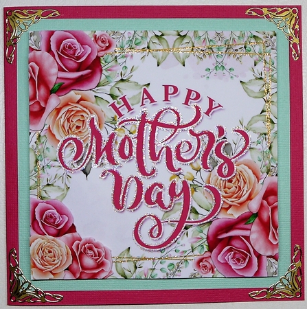 Happy Mothers Day - Beautiful Roses 8x8 Mini Card Kit by Selina Dittmann