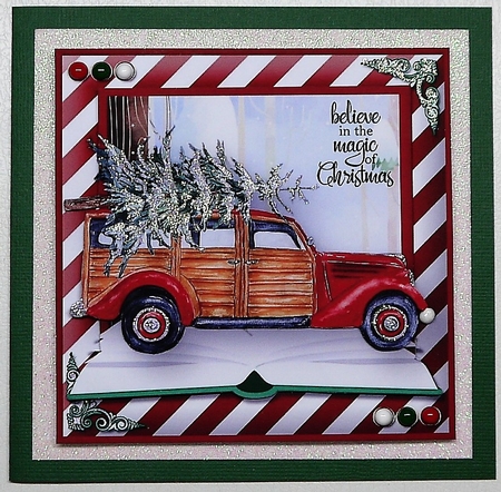 Christmas Vintage Truck 2 by Selina Dittmann