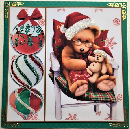 Story Time Teddy Topper with Decoupage by Selina Dittmann