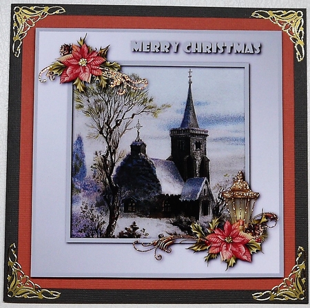 Vintage Christmas Church Topper by Selina Dittmann
