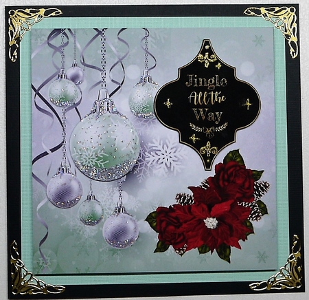 Black Gold Christmas Quote 3 by Selina Dittmann