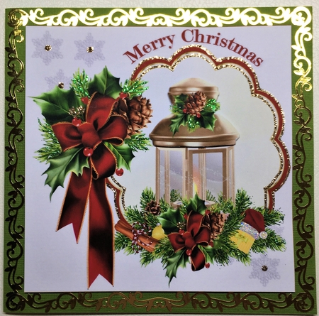 8x8 The Christmas candle mini kit by Selina Dittmann