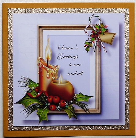 Seasons Greetings To One & All 8x8 by Selina Dittmann
