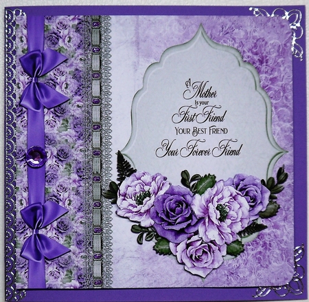 Floral and Flourishes 2 Mothers Day Card by Selina Dittmann