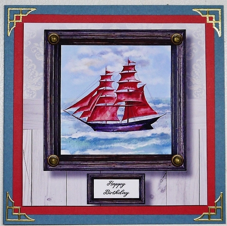 The Sailing Ship 2 8x8 by Selina Dittmann