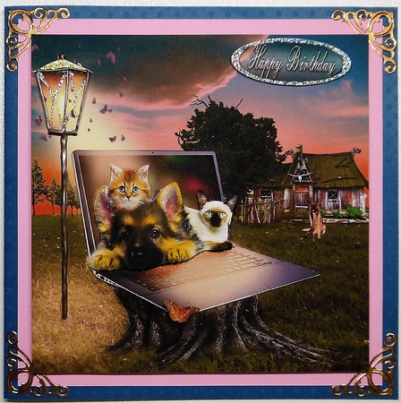 under the lamp  by Selina Dittmann