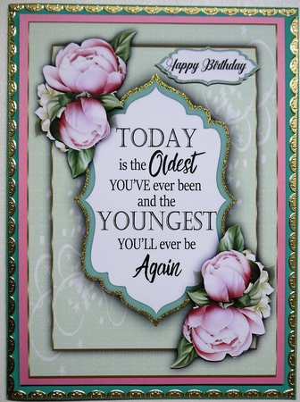 A5 ,Beautiful Birthday Wishes 1 by Selina Dittmann