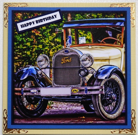 Vintage Cars Quick Card 1 by Selina Dittmann