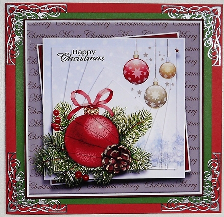 8x8 Christmas Bauble Mini Mixed Pyramage Kit - x5 A4 Sheets  by Selina Dittmann