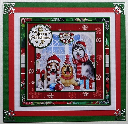 Cute Christmas Dogs Kit-1 by Selina Dittmann
