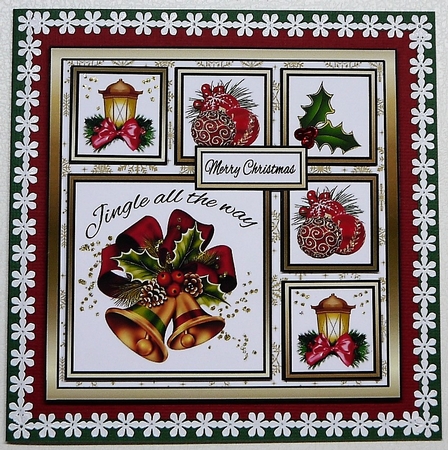 Sampler Jingle all the way by Selina Dittmann