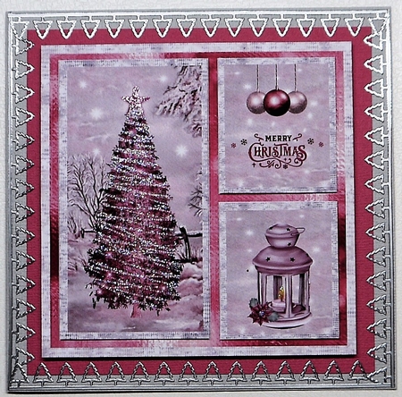 Christmas Tree Card Mini Kit 7x7 by Selina Dittmann