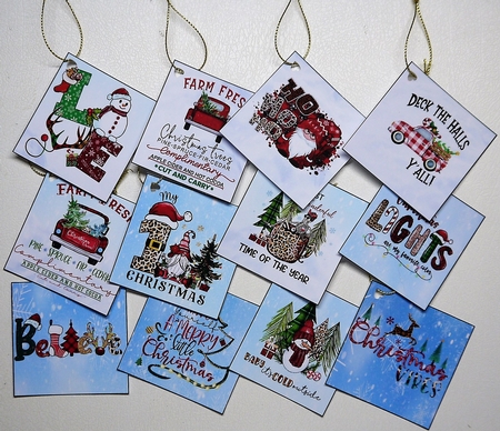 Christmas Tags/Labels Fun by Selina Dittmann