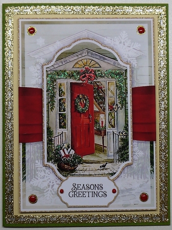 Christmas Door 7x5 No.4 by Selina Dittmann