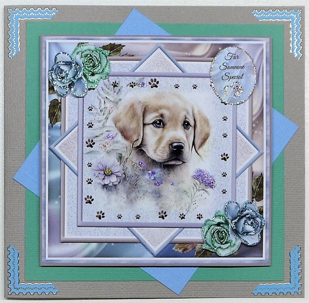 Puppy Love (Golden Retriever) Mini Page Kit by Selina Dittmann