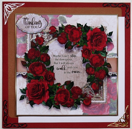 8x8 Roses in the rain... sympathy  by Selina Dittmann