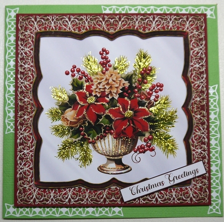 Floral Christmas Cards 12 by Selina Dittmann