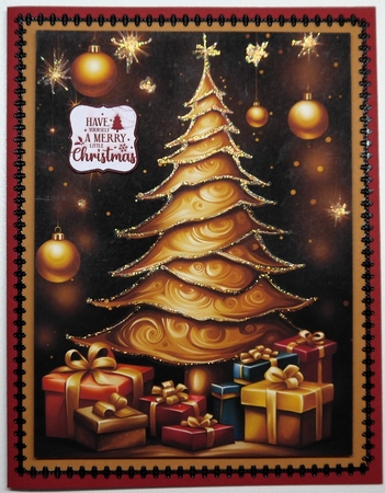 Gold Christmas A4 by Selina Dittmann