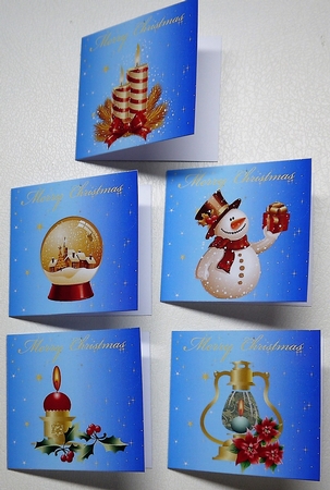 Christmas Gift Cards - Decoupage by Selina Dittmann