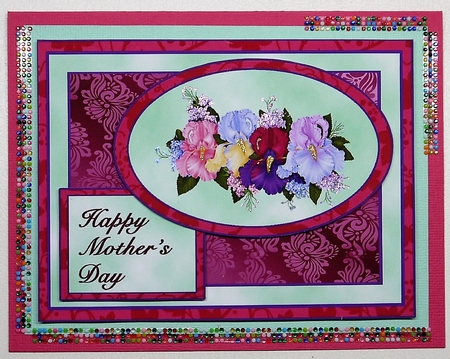 Irises Quick Card- Mother's Day by Selina Dittmann