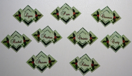 Holly and Ivy Christmas Tags and Labels2 by Selina Dittmann