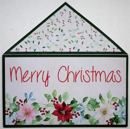 Christmas Holly Money/Voucher Wallet, Pocket, Envelope by Selina Dittmann