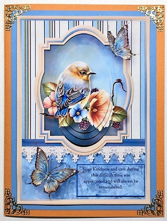 Misty Morning Pyramid Card Front by Selina Dittmann