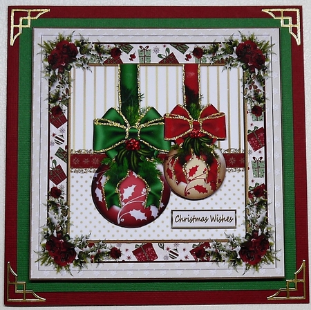 Christmas Baubles Topper  by Selina Dittmann