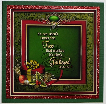 Christmas Tree 3 Page Decoupage Mini Kit  by Selina Dittmann