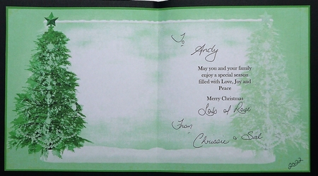 JJ CHRISTMAS TREE BRIGHT GREEN 5X5 INSERT by Selina Dittmann
