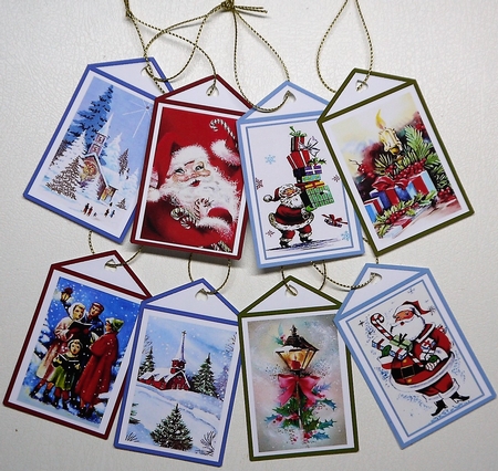 Vintage Christmas Gift Tags by Selina Dittmann