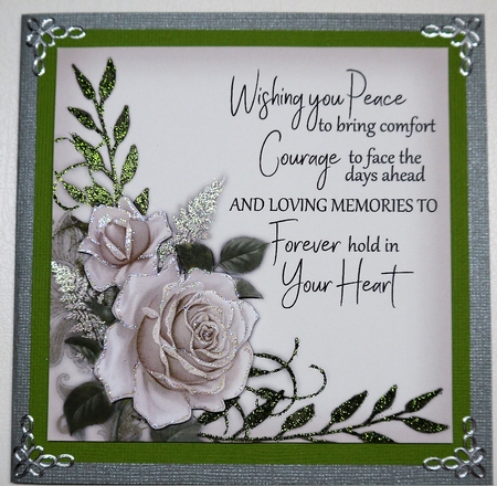 Sympathy Vintage Flowers & Verse  2 by Selina Dittmann