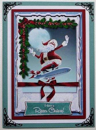 Christmas Down Under 2 - 6x4 Card Front Kit by Selina Dittmann
