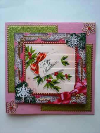 For You Snow 5in Square One Corner Stacker by Selina Dittmann