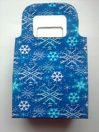 Just Snowflakes Christmas Gift Bag by Selina Dittmann