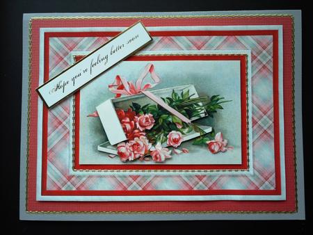 Pink Roses Quick Card by Selina Dittmann