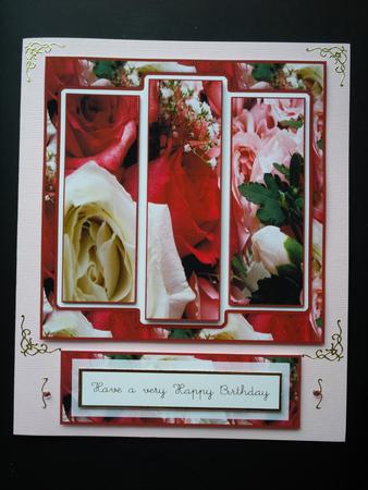 6x6" Beautiful Roses Panel Card by Selina Dittmann