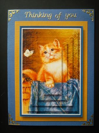 Ginger Kitten Pyramid Topper by Selina Dittmann