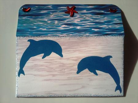 Dolphins Gift Wallet by Selina Dittmann