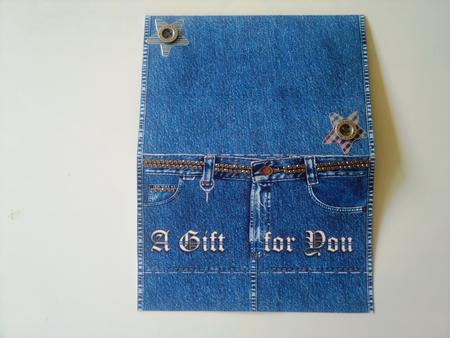 Denim Money Wallet by Selina Dittmann