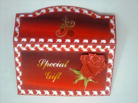 Red Rose Money Wallet by Selina Dittmann
