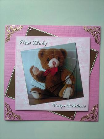 Buttons the Bear - Pink by Selina Dittmann