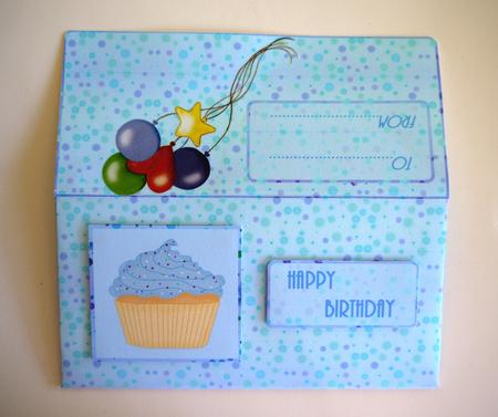 Spotty Cupcake Money Wallet by Selina Dittmann
