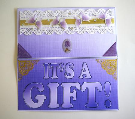 Elegant It's a Gift Money or Gift Wallet and Card by Selina Dittmann