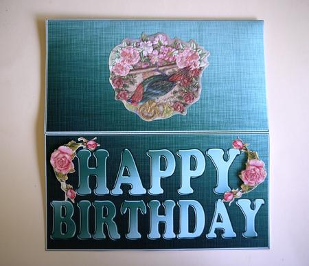 Elegant Birthday Flowers Money or Gift Wallet and Card by Selina Dittmann