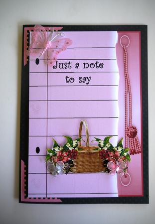 Just a Note to Say Pink by Selina Dittmann